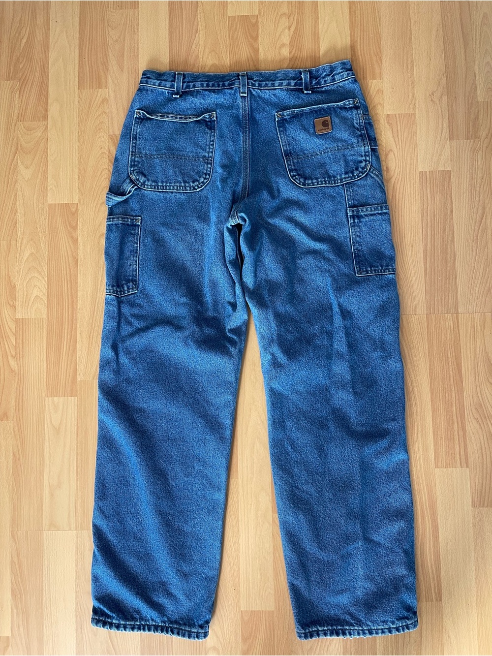 Carhartt lined Men’s Dark Blue Relaxed Fit Work Jeans